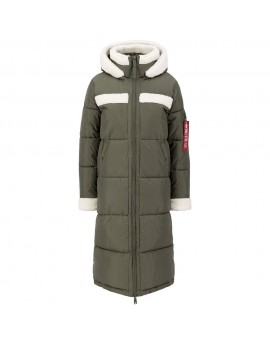 Dámská bunda Alpha Industries Puffer Coat ZH olive